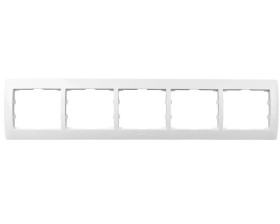 SISTENA LIFE Ramka pięciokrotna pozioma arctic 771005