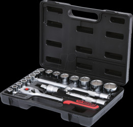 911.0620 1/2" socket wrench set, 20 pieces