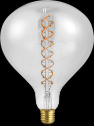 LX023911809 E27 LED lamp, 5.5 W, 380 lm, 2200 K, filament, dimmable