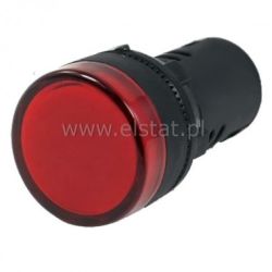 Kontrolka AD16-22DS 12V AC/DC czerwona 28mm