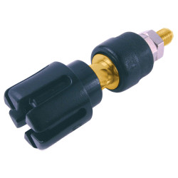 Cliff CL159711A TP6S binding post ,30A, black, gold plated,assembled