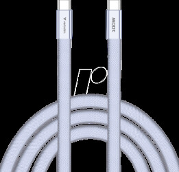 30278 Sync- &amp; Ladekabel, USB-C, 100 W, 1,2 m, lila