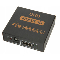 Rozgałęźnik HDMI 1x2 4K UHD HDR Splitter