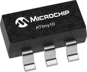 Mikrokontroler Microchip AVR SOT-23 6-pinowy Montaż powierzchniowy Mikrokontroler 8-bitowy 1 kbit 8bit 12MHz EEPROM