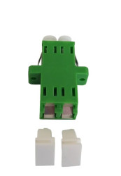 Adapter światłowodowy typ LC do APC Duplex Wielomodowy, jednomodowy Zielony RS PRO