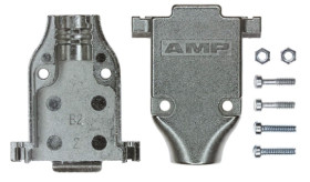 Osłona tylna D-Sub 15 -pinowe Cynk Proste TE Connectivity A