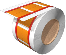 Weidmüller 2621710000 HS-FR 12.7-25.4/25 MM Y Tabliczka znamionowa Pole powierzchni etykietowania: 24.9 x 40.5 mm żółty