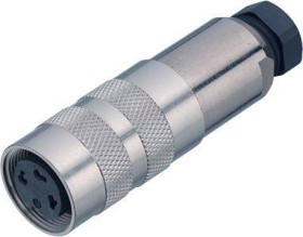 binder 99 5114 00 05-20 Złącze żeńskie kablowe złącze żeńskie proste Seria: 423 Łączna ilość styków: 5 1 szt.
