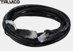Patch cord UTP kat.5e 3,0m czarny 5P41