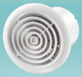 Wentylator osiowy fi 100 230V 14W 98m3/h 34dB na łożyskach kulkowych 100PFL