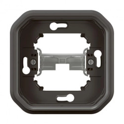 NOWE PLEXO 55 Uchwyt podtynkowy pojedynczy z pazurkami antracyt 069609L