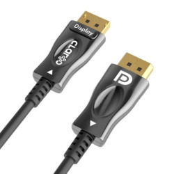 CLAROC Kabel optyczny DisplayPort 1.4 8K Ultra High Speed UHD AOC 8K@60 4K@120 płaski 10m