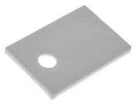 PT-TO220-C Podkładka PT ceramiczna pod obudowę TO220 wym. 12x18x1.5mm
