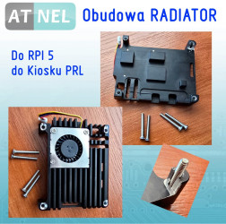 Modyfikowana obudowa do RPi 5 external WIFI i RPi Touch Display 2