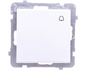 SONATA Przycisk /dzwonek/ biały ŁP-6R/m/00