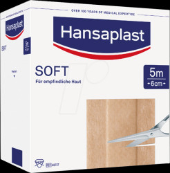 SOFT 5MX6CM Hansaplast Soft 5 m x 6 cm