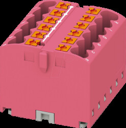 3273303 PTFIX distributor block, 12x2.5, dusky pink