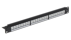 Patch Panel Rack 19Cali 24Xkeystone Pp-24/Rj-Fx/6C