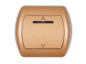 TREND Regulator oświetlenia sterowany dotykiem i dowolnym pilotem złoty metalik 8RO-1 KARLIK