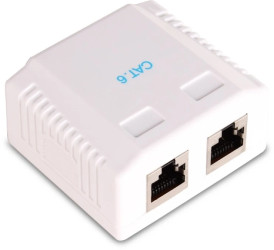 Gniazdo natynkowe kat. 6 2xRJ45 (GF-2G6UTP) GETFORT