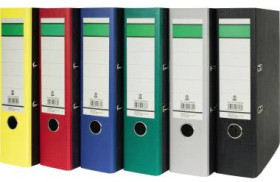 Segregator HEAD 80mm DIN A4 Werkstoff: Papier 100 % 120006900 DIN A4 czarny