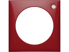 Integro Ramka 1 pojedyncza z soczewką czerwony połysk 919872576 HAGER