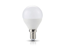 Żarówka LED E14 6W 470lm 6000k zimny biały kulka Kobi