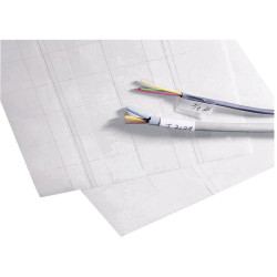 TE Connectivity 5-1768016-4 Cable Label 40pcs White Durable 38x23mm