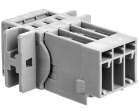 Wtyk X-COM 3-biegunowy szary raster 5mm 769-603/002-000 /50szt./