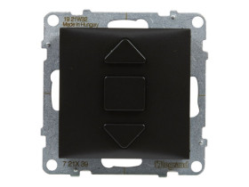 SUNO Wyłącznik rolet 3 pozycyjny: góra dół stop - bezpośrednie sterowanie roletami czarny 721439 LEGRAND