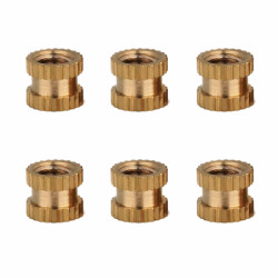 6x Wkładka gwintowana metryczna M2.5 5x3.5 mm zgrzewana wtapiana do naprawy insert