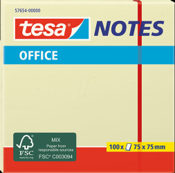 57654-00000-05 tesa® Office Notes, 75 x 75 mm, 100 sheets