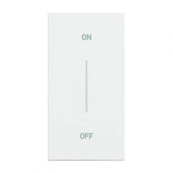 LIVING NOW MY HOME klawisz z symbolem on/off 2mod. biały KW01MH2AG