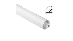 Profil Minilux Coin Kątowy 2M Srebrny Anodowany