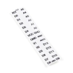 Pin Map Sticker - naklejka na ATMEGA328