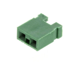 Bocznik, Żeński, Prosty, Zielony, typ: Otwarta góra, 2-pinowe raster: 2.54mm, Złoto na niklu