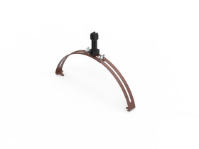 LA 8017 uchwyt gąsiorowy uniwersalny G6 lakierowany 95900214 ELKO-BIS