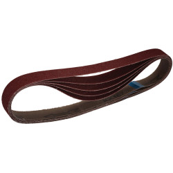 Draper 08695 Cloth Sanding Belt, 25 x 762mm, 80 Grit (Pack of 5)
