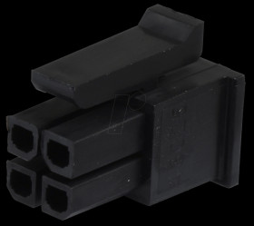 43025-0400 Molex crimp housing - Micro-Fit, 2x2-pin - socket