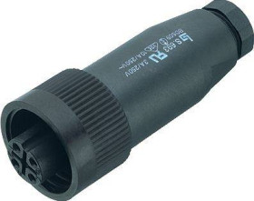 binder 99 4202 00 07-20 Złącze żeńskie kablowe złącze żeńskie proste Seria: 693 Łączna ilość styków: 7 + PE 1 szt.