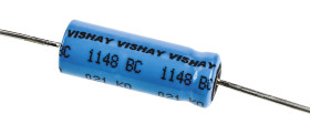 Kondensator 220μF ±20% 25V dc THT 1Ω Vishay