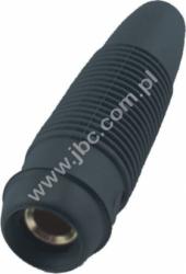 RB-175 SW Gniazdo na przewód, 4mm, izolowane, przyłącze lutowane,czarne, RB175SW, WYPRZEDAŻ