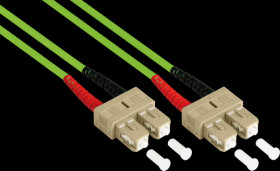 LW-8005SC5 Duplex Jumper OM5 50/125µ SC/SC, LSZH, 0,5m, green