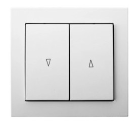 KIER Łącznik żaluzjowy /z blokadą mechaniczną/ biały ŁP-7WB/00