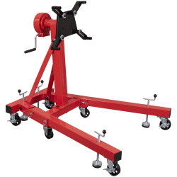 Sealey ES680D Folding 360&#xBA; Rotating Engine Stand Geared Handle Drive 680kg Cap