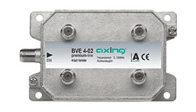 Rozgałęźnik 4-krotny 1 wejście / 4 wyjścia 5-1006 MHz typ 02 BVE 4-02