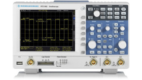 Oscyloskop 200MHz Rohde & Schwarz Stacjonarny Cyfrowy RTC1002 z kalibracją DKD CAN, IIC, LIN, RS232, RS422, RS485, SPI,