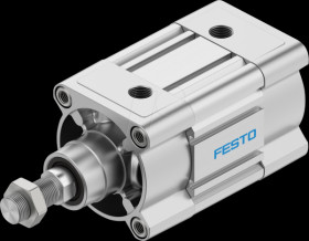 3656855 Standard cylinder, DSBC, dia. 80 mm, M20x1.5, G3/8, D3, PPSA