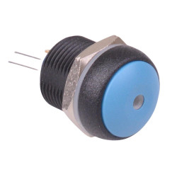 IRR1S412L0B APEM Blue LED Blue Button Round 16mm Latching Push Button Switch IP67