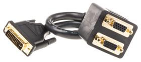 Adapter AV Męskie DVID (1) na Żeńskie VGA (1)